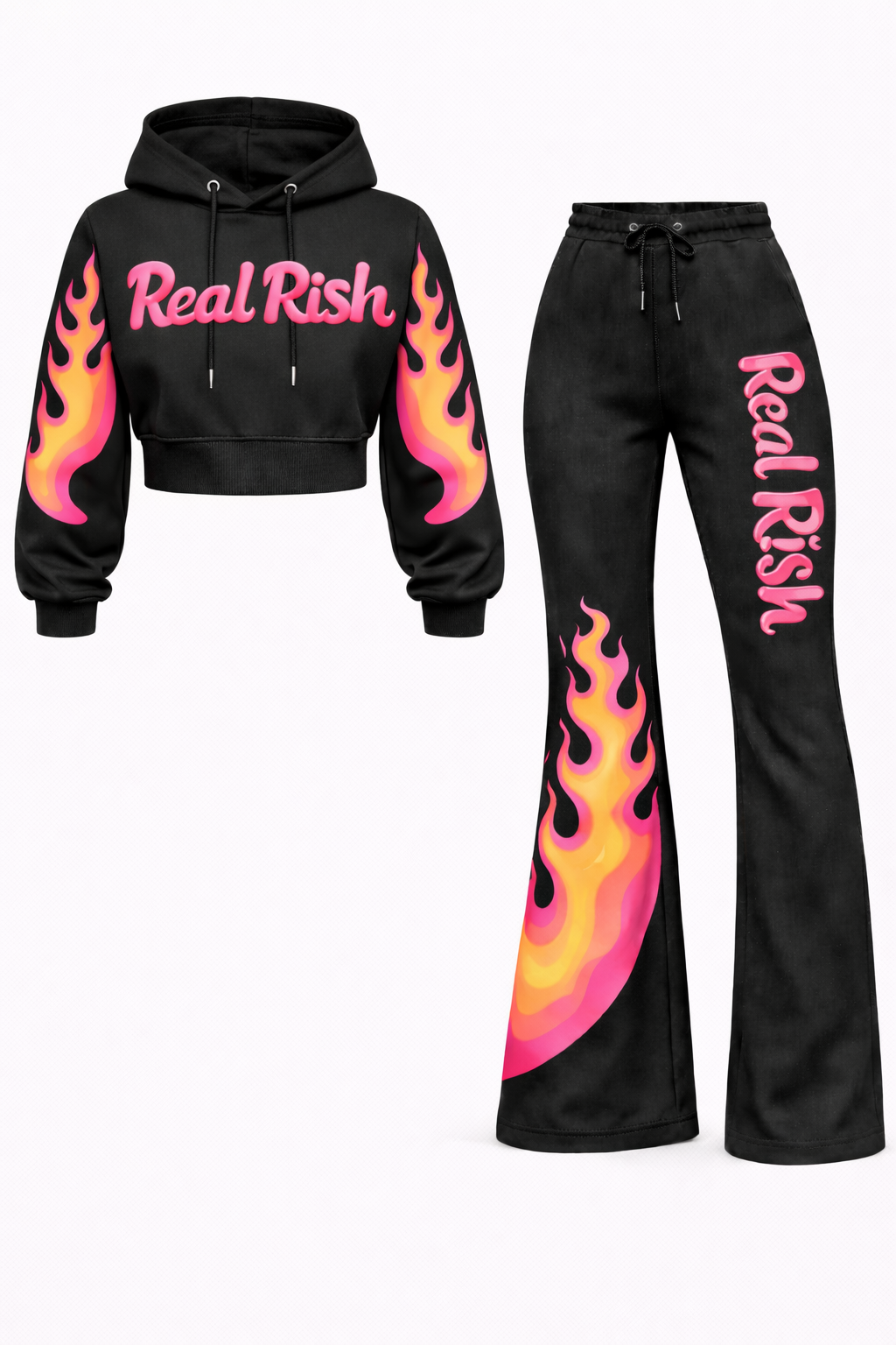 HOT TAMALE CROPPED FLAME SUIT